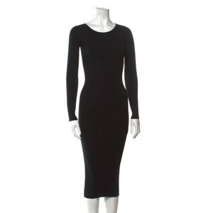 LPA Long-Sleeve Ribbed Maxi Dress